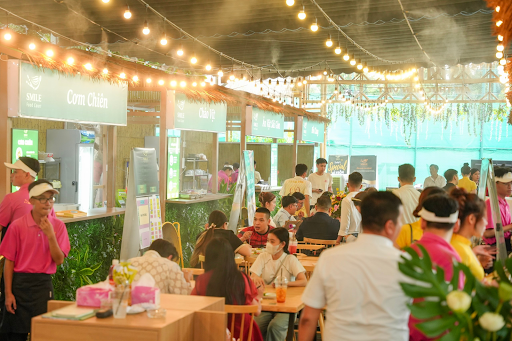 Tinh hoa ẩm thực 3 miền hội tụ tại Smile Food Court Rạch Miễu